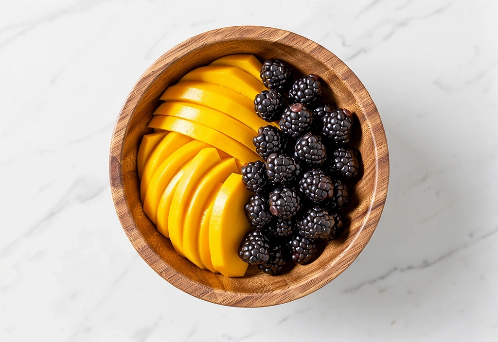 Variedad de frutas frescas de temporada