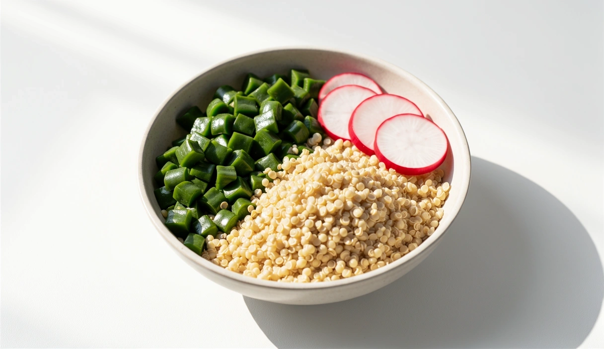 Vegetales frescos y nutrición natural